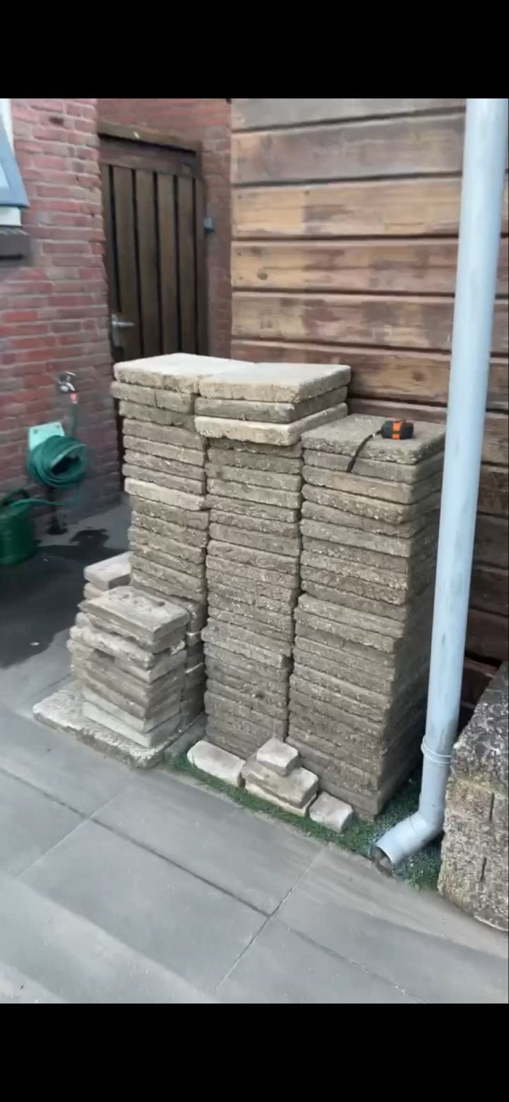 Terrastegels, Ophalen, Overige materialen, Gebruikt, 5 tot 10 m²