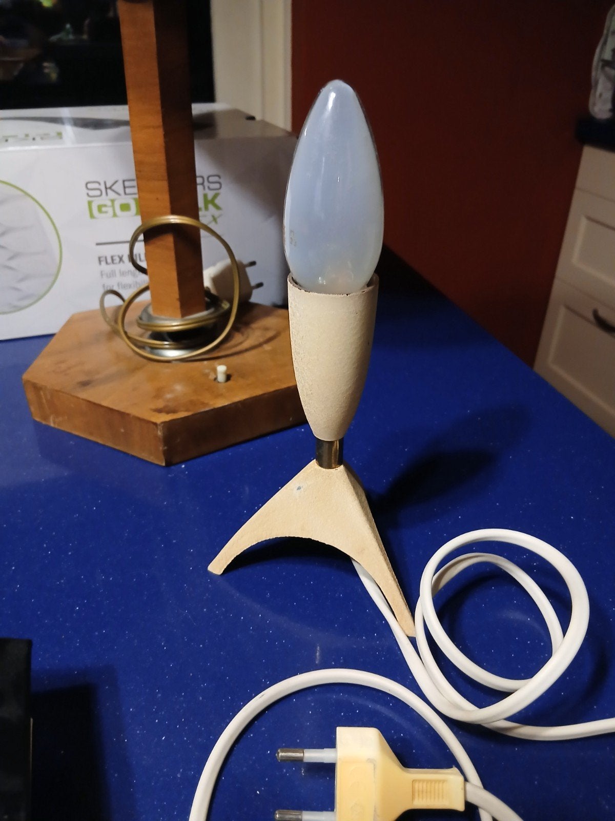 space age retro raket lampje, Ophalen of Verzenden, Huis en Inrichting
