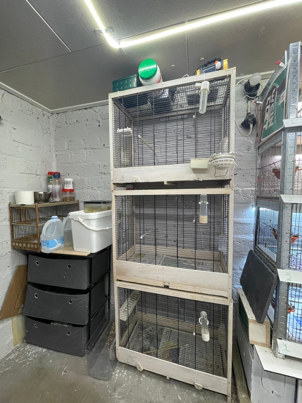 3 kooi samen 50€, Ophalen of Verzenden, Zo goed als nieuw, Hout, Vogelkooi