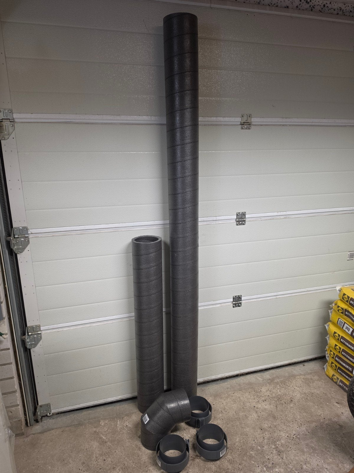 WTW buis 125 mm 3 meter Ubbink Aerfoam, Ophalen, Nieuw