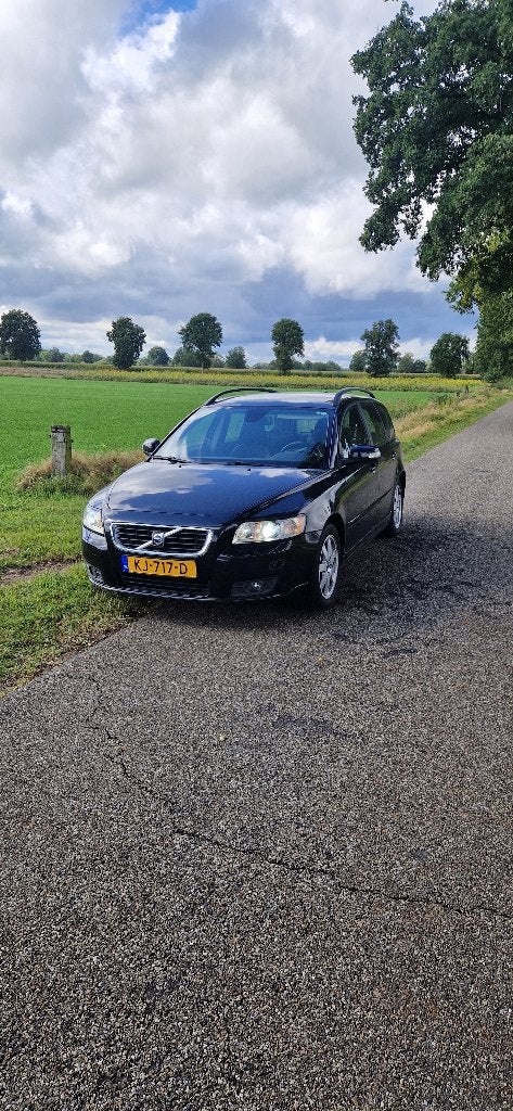Volvo V50 1.8 Flexifuel 2009 Zwart, Voorwielaandrijving, 125 pk, Zwart, Zwart