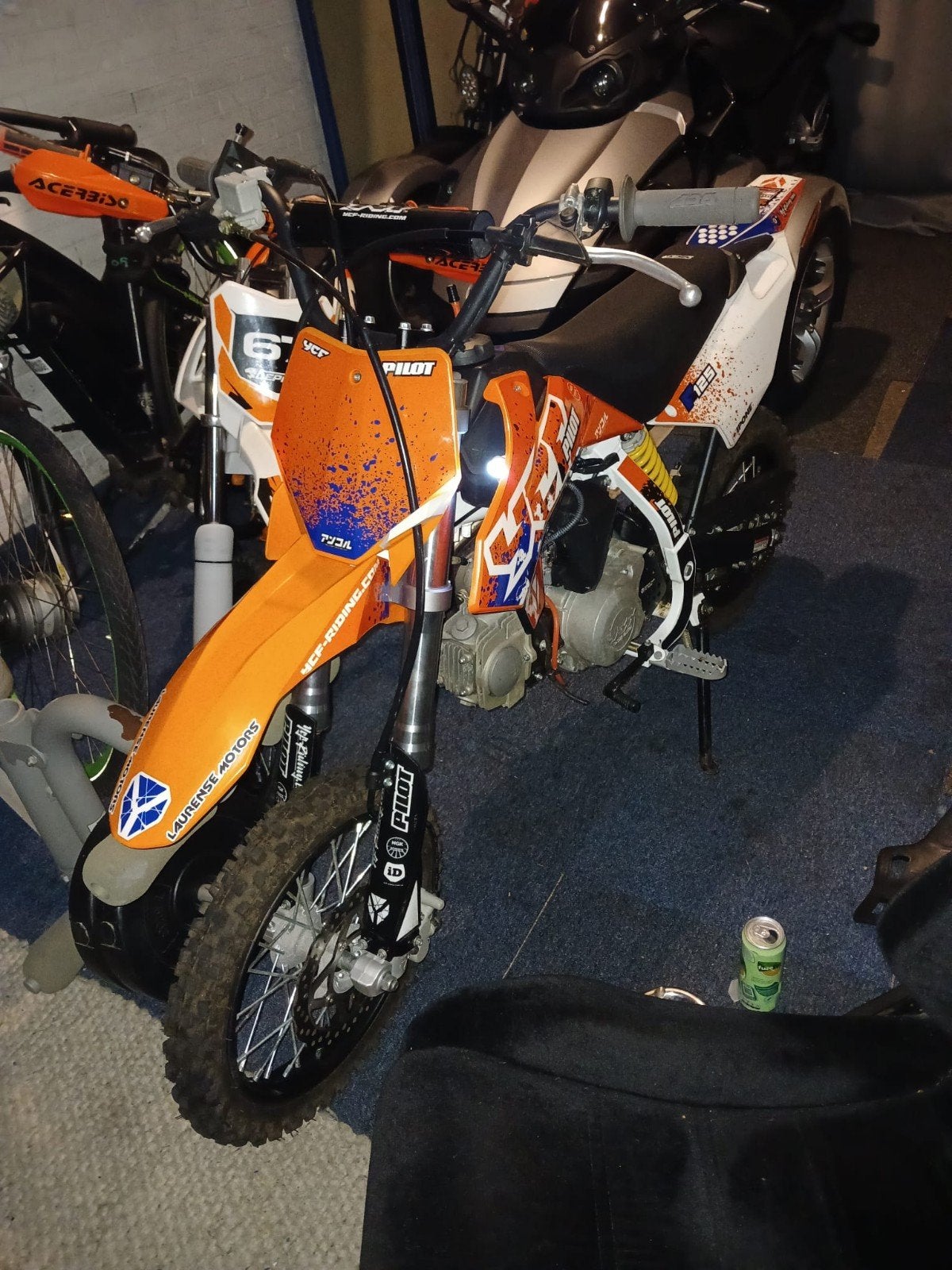 Pilot YCF 125cc Pitbike - Zo goed als nieuw, Pilot YCF, Ophalen of Verzenden, Schijfrem, Pitbike