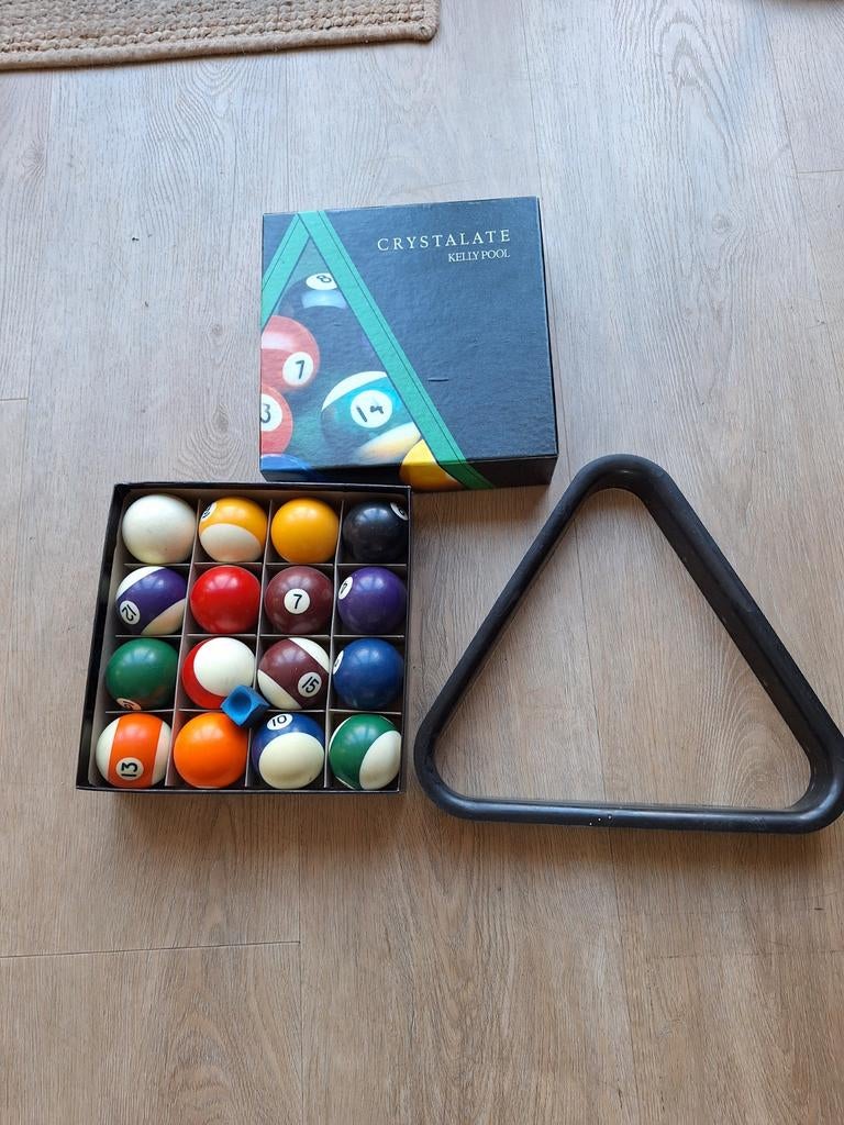 Poolballenset Crystalate, Ophalen, Zo goed als nieuw, Keu of Ballen