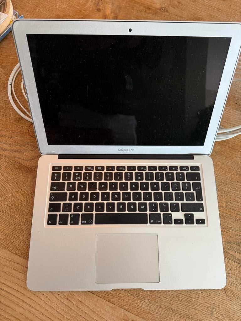 MacBook Air 13 inch - Model A1466, Gebruikt, 256 GB, 2 tot 3 Ghz, Qwerty