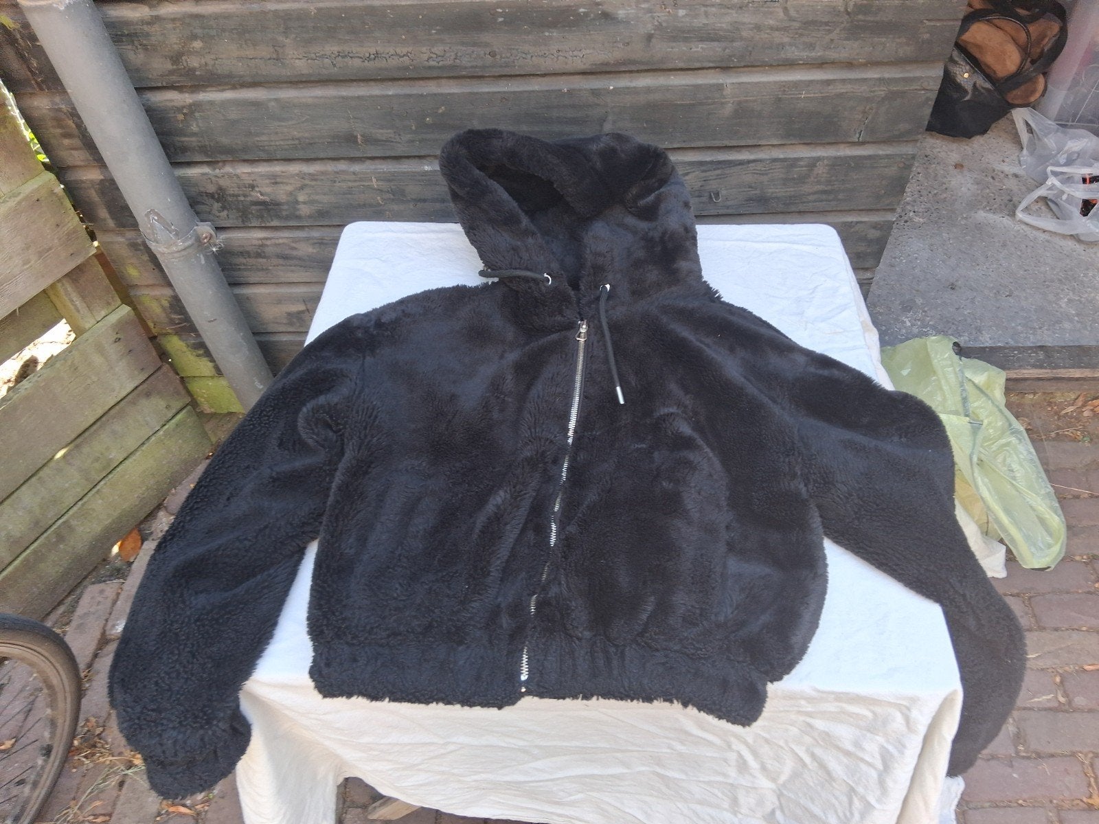 3 Dames jassen €10 per stuk, €25 voor alles), Ophalen, Gedragen, Maat 36 (S), Zwart