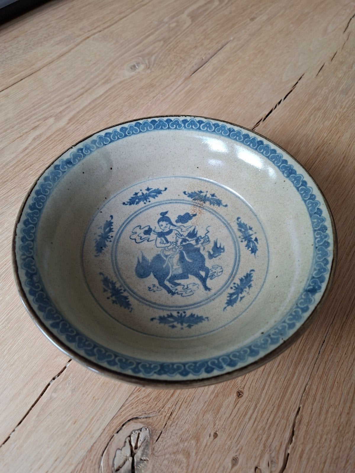 Chinese porseleinen sierschaal, Wanli periode Ming Dynastie., Antiek en Kunst, Ophalen of Verzenden