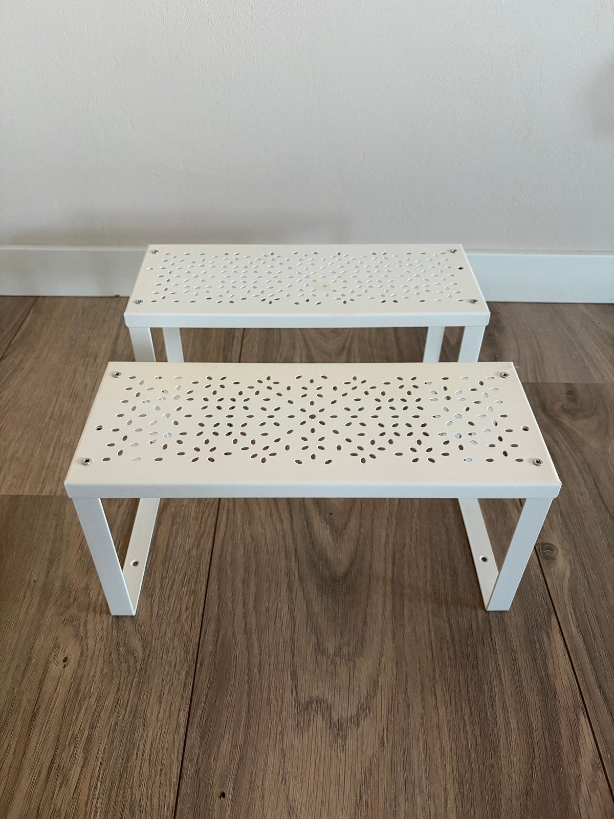 2 IKEA VARIERA plankinzet wit – zo goed als nieuw, Ophalen of Verzenden, Zo goed als nieuw