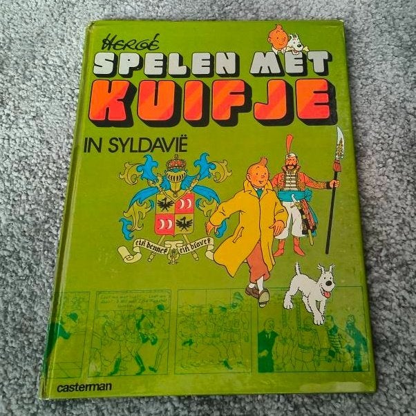 Spelen met Kuifje in Syldavië 1974, Eén stripboek, Ophalen of Verzenden, Zo goed als nieuw, Hergé