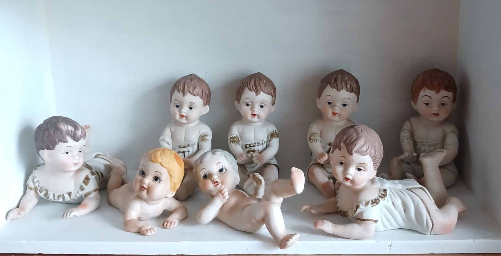 Brocante Piano Baby's, Antiek en Kunst, Ophalen of Verzenden