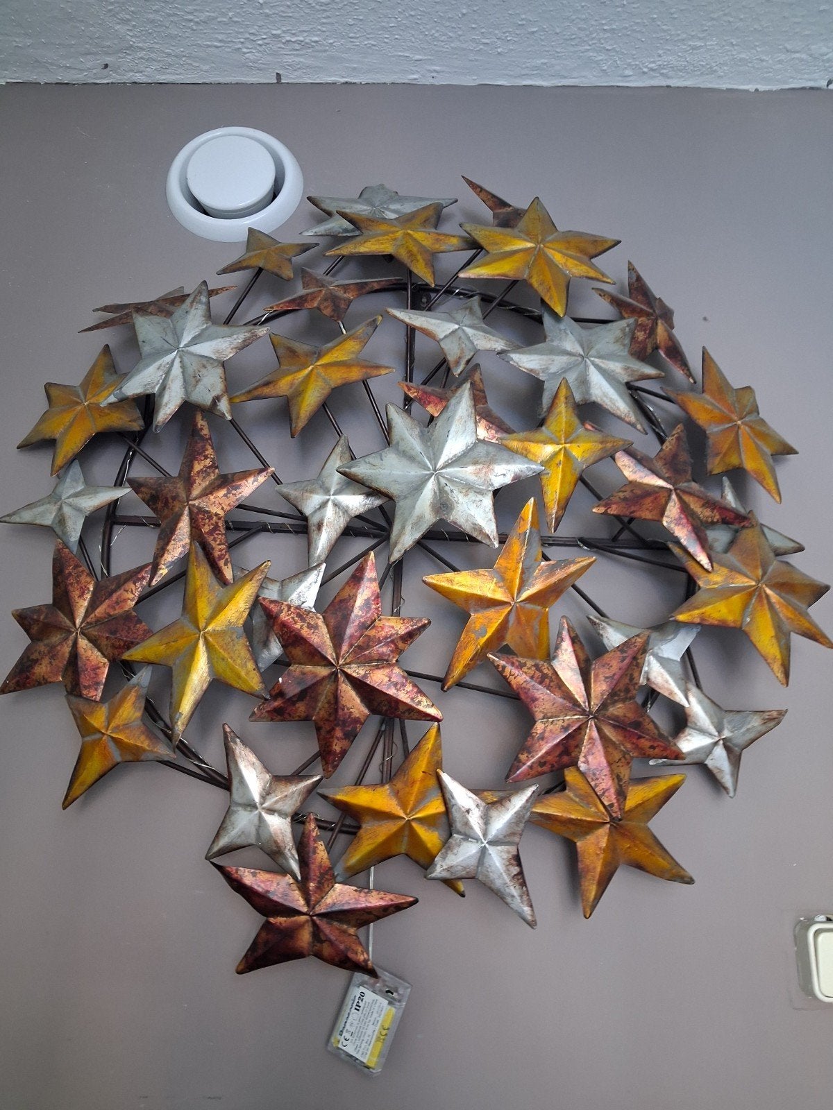Sterren wanddecoratie met LED-verlichting, Ophalen