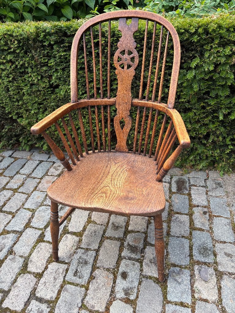 18e 19e eeuw hele mooie sjieke Engelse Windsor stoel izgs!!, Antiek en Kunst, Ophalen
