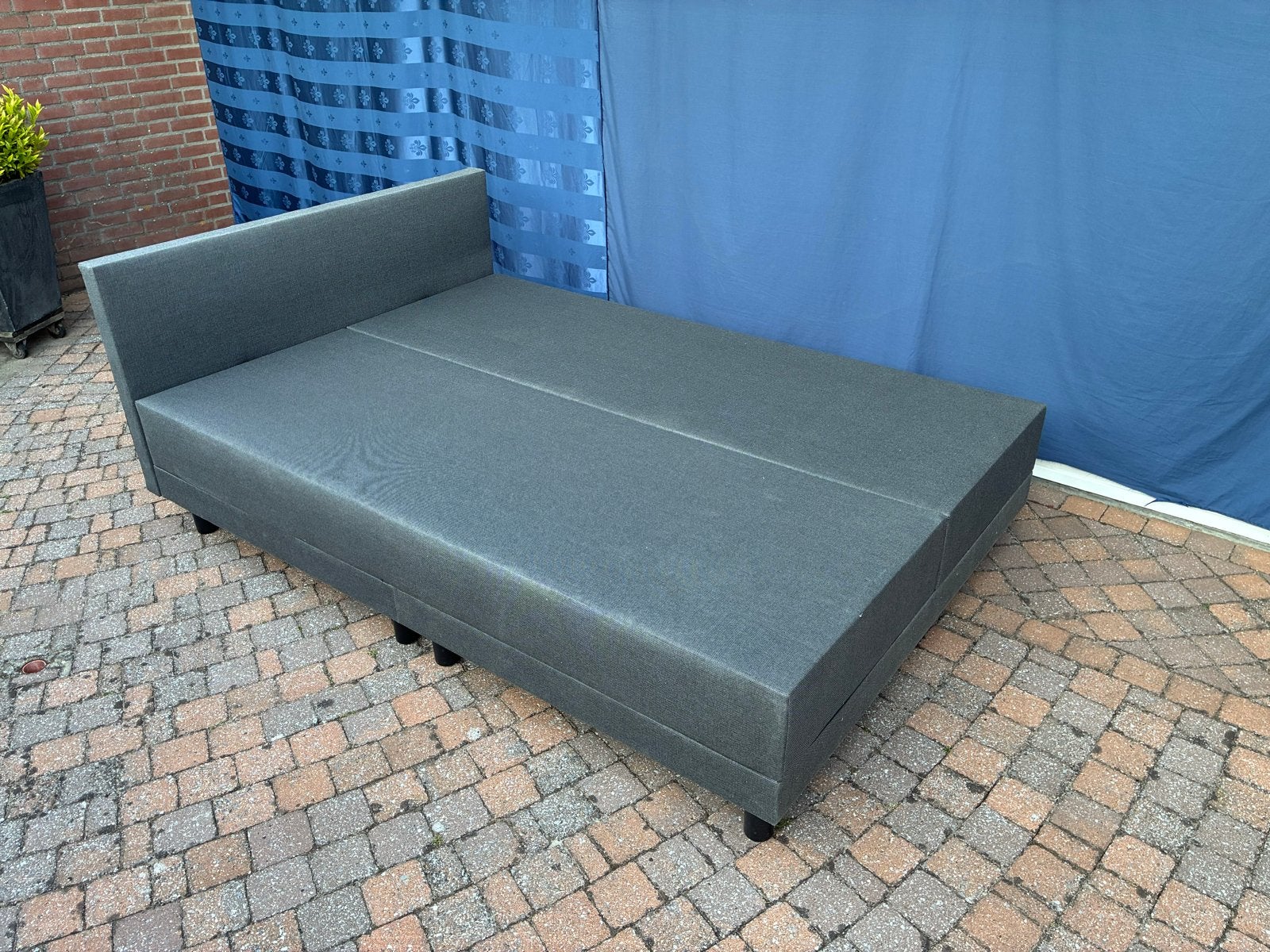 Zo goed als nieuw bed 140x210 cm met hoofdbord, Ophalen, 210 cm, Tweepersoons, 140 cm