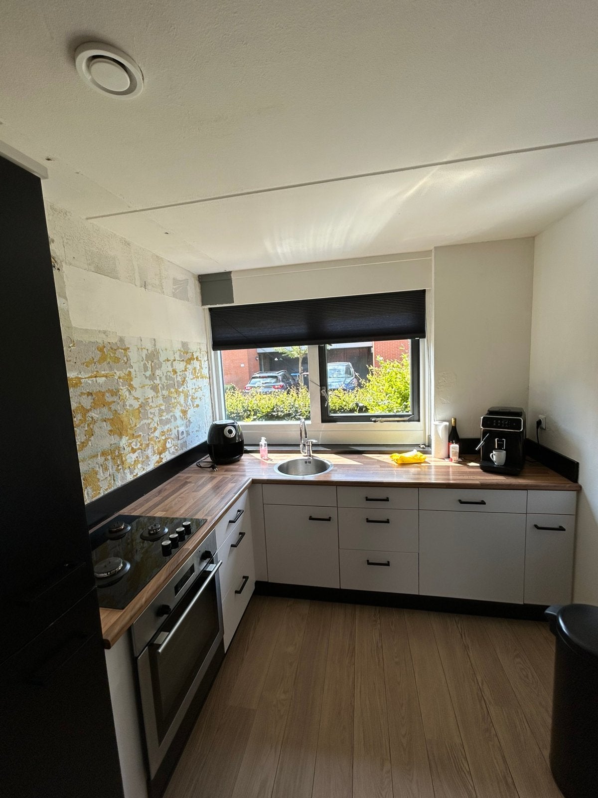 Keuken gratis tussen 15 en 22 augustus, Ophalen, Gebruikt, Wit, Hoekkeuken