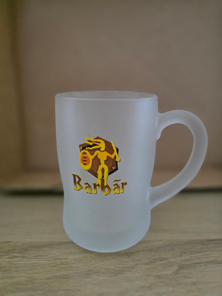 Barbar bierpul, Ophalen, Nieuw, Bierglas