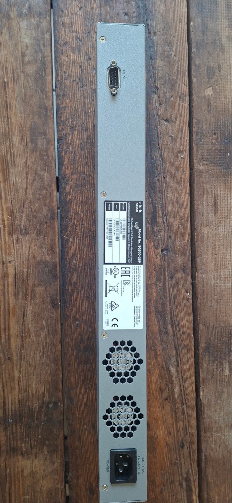 Cisco SG500-28P 28-poorts Gigabit PoE Managed Switch, Ophalen, Gebruikt