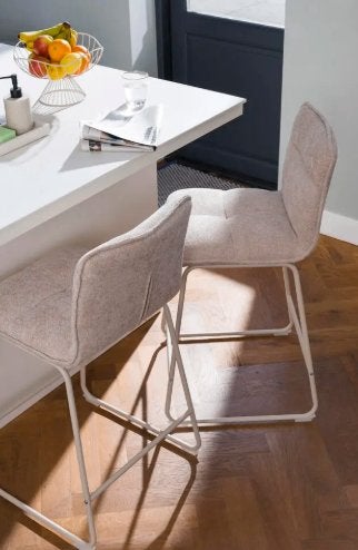 [Nieuw] Barkruk Stella Beige (Leenbakker), Huis en Inrichting, Barkrukken, 1 kruk, Ophalen of Verzenden, Nieuw, 60 tot 90 cm