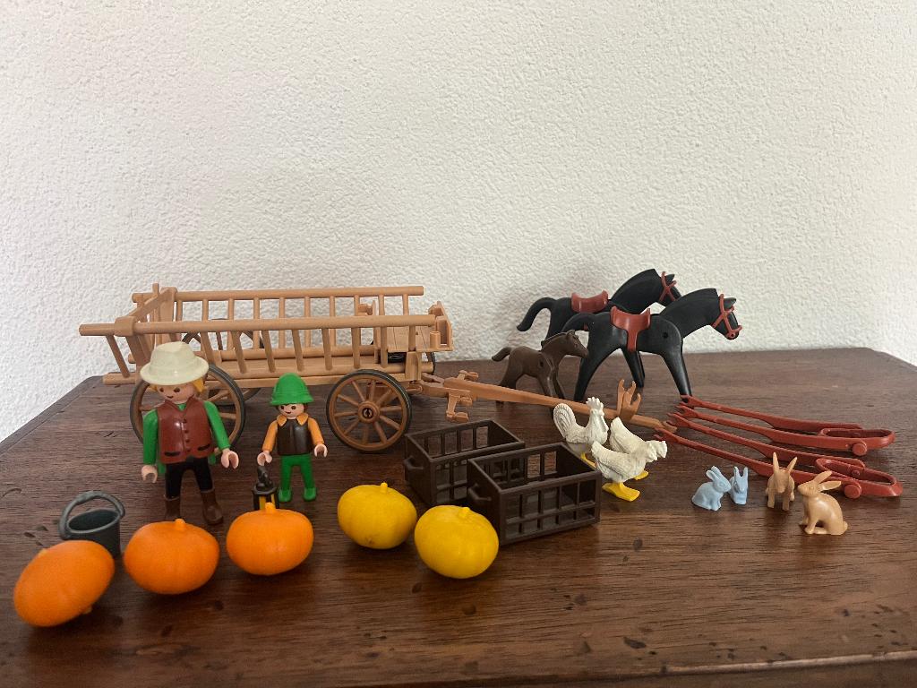 Vintage playmobil jaren 80 set 3735, Ophalen of Verzenden, Gebruikt, Complete set
