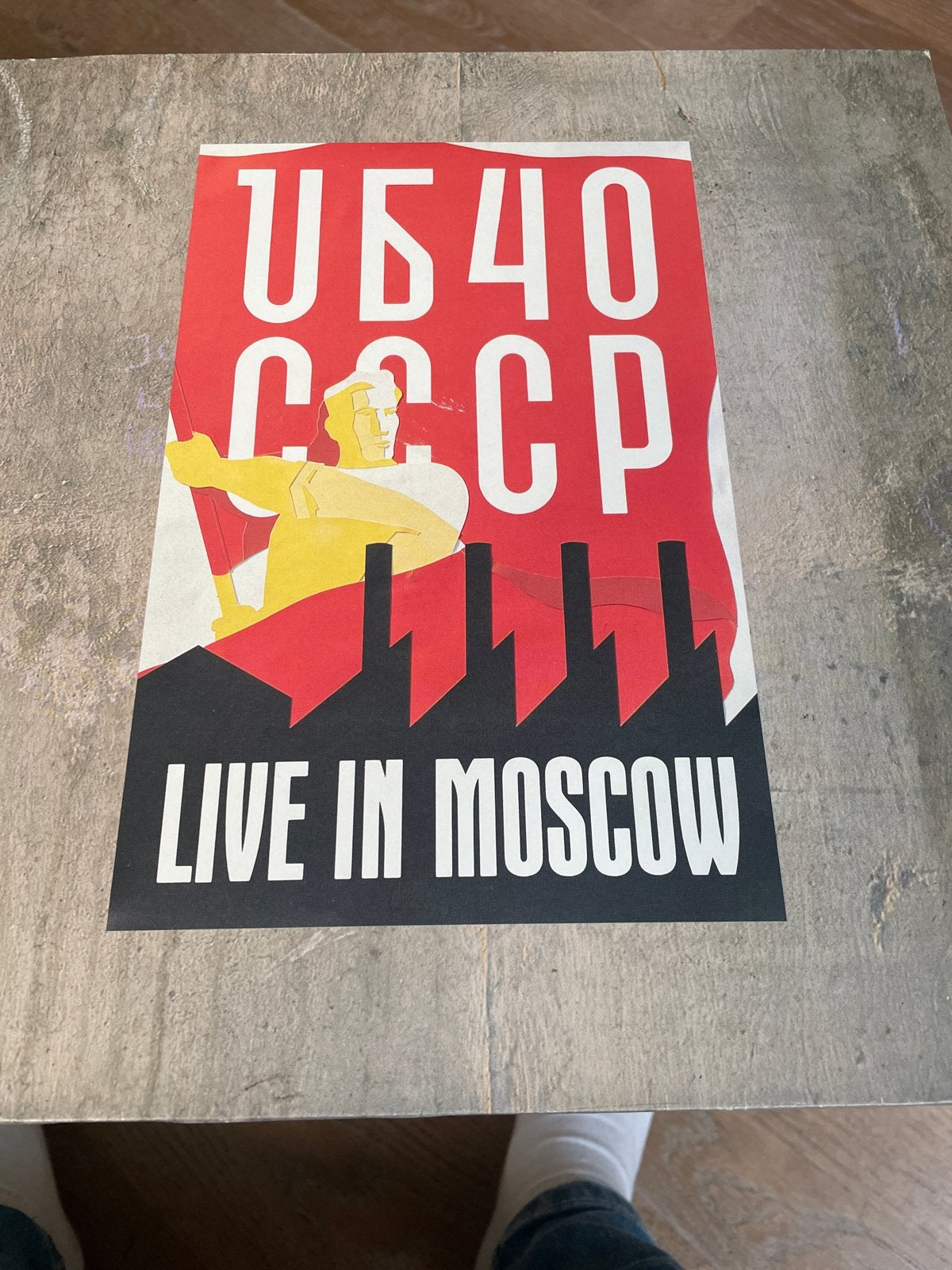 UB40 - CCCP Live in Moscow LP (1987), LP, Gebruikt, Pop, Ophalen of Verzenden