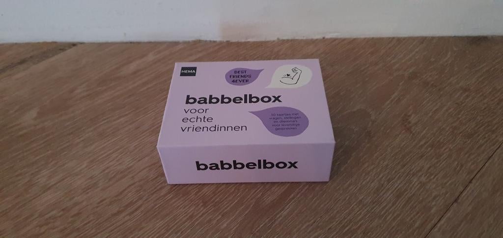 Spel babbelbox voor echte vriendinnen hema Nieuw, Hobby en Vrije tijd, Ophalen of Verzenden, Zo goed als nieuw