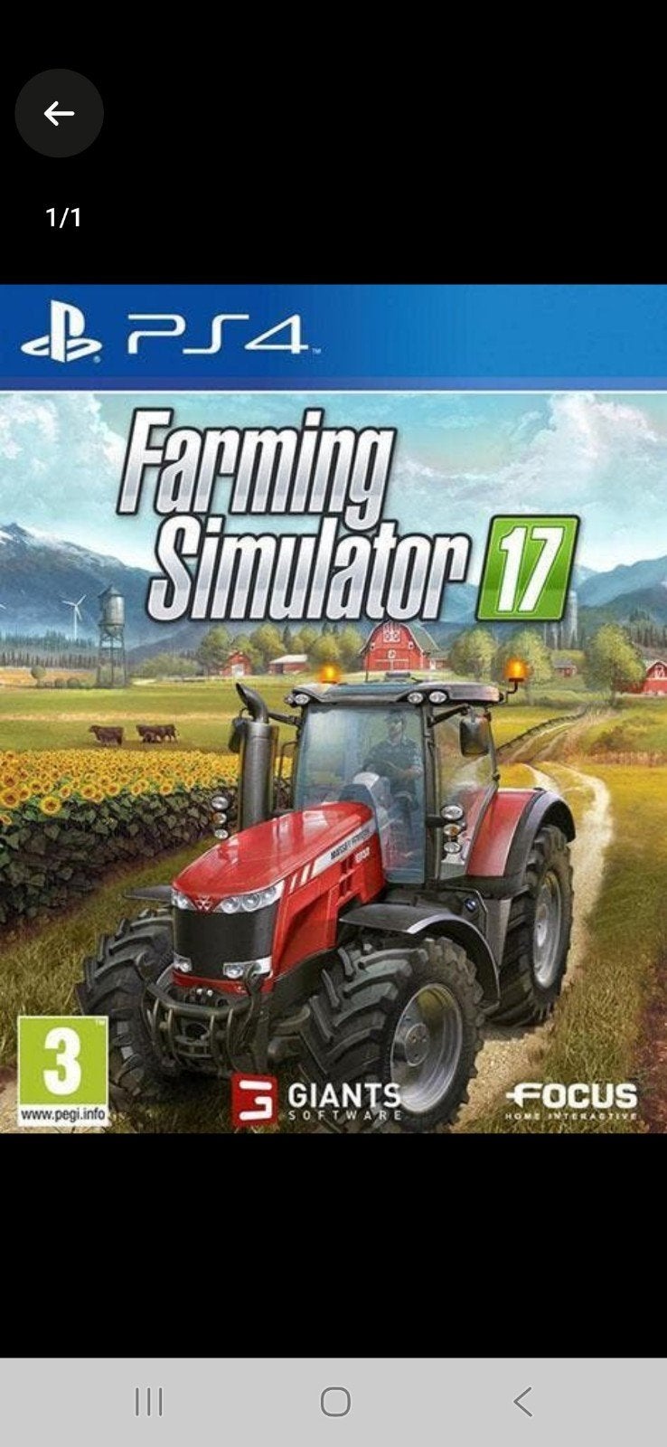 Farming Simulator 17 PS4 - Zo goed als nieuw, Spelcomputers en Games, Games | Sony PlayStation 4, 1 speler, Ophalen of Verzenden