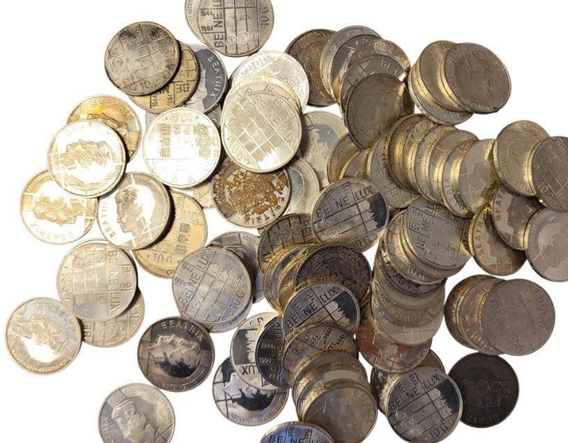 Nederland 1 kilo zilveren tientjes 1994 Benelux, Koningin Beatrix, Zilver, Ophalen of Verzenden, Losse munt
