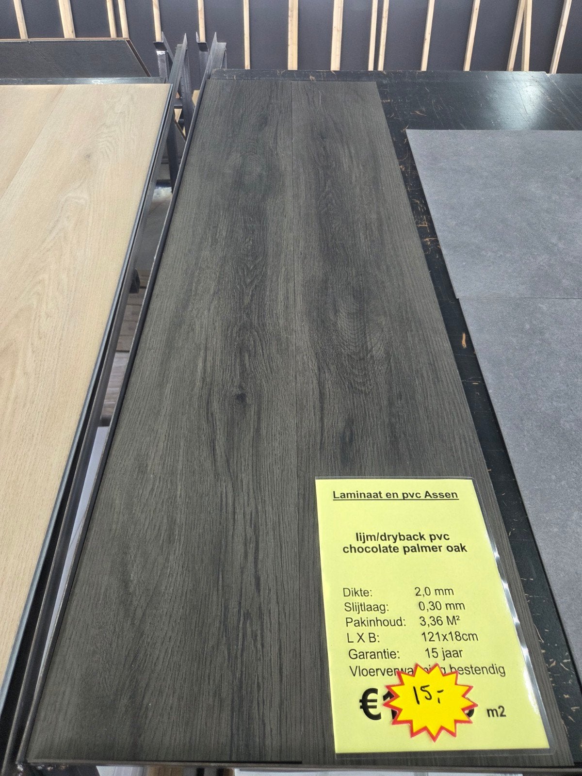 plak pvc podium 30/0059550, Ophalen, Nieuw, 75 m² of meer, Vinyl