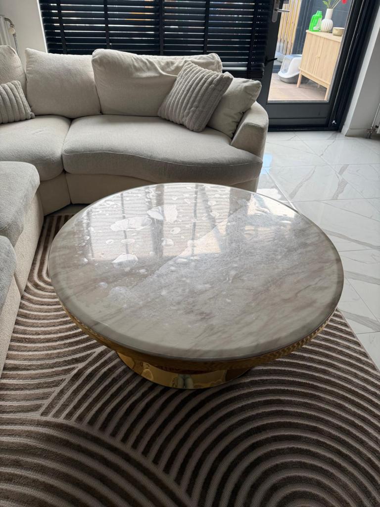 Salon en Eettafel te koop, Huis en Inrichting, Tafels | Salontafels, Ophalen, 50 tot 100 cm, Zo goed als nieuw, Minder dan 50 cm