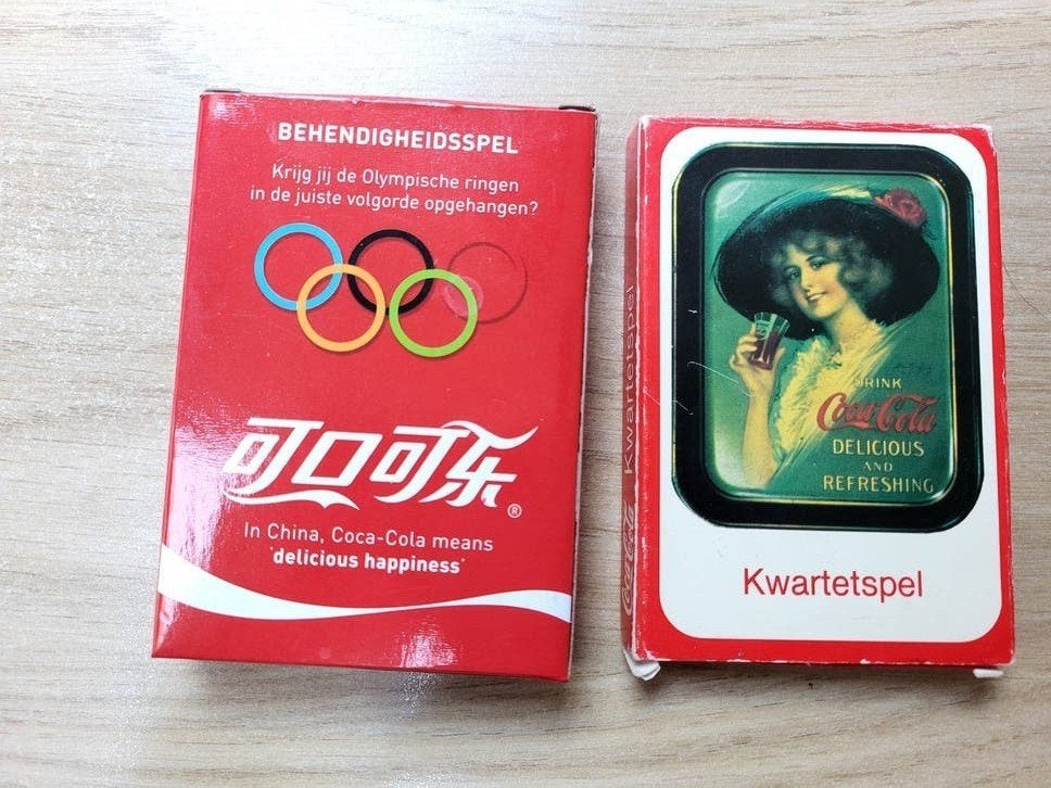 Coca-Cola Kwartetspel - Vintage Editie, Verzamelen, Ophalen of Verzenden, Gebruikt, Kwartet(ten)
