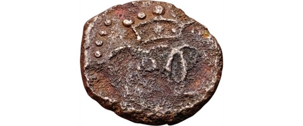 1 Kas 1700, Deens Oost-Indie, Frederik IV, Ophalen of Verzenden, Zuid-Azië, Losse munt
