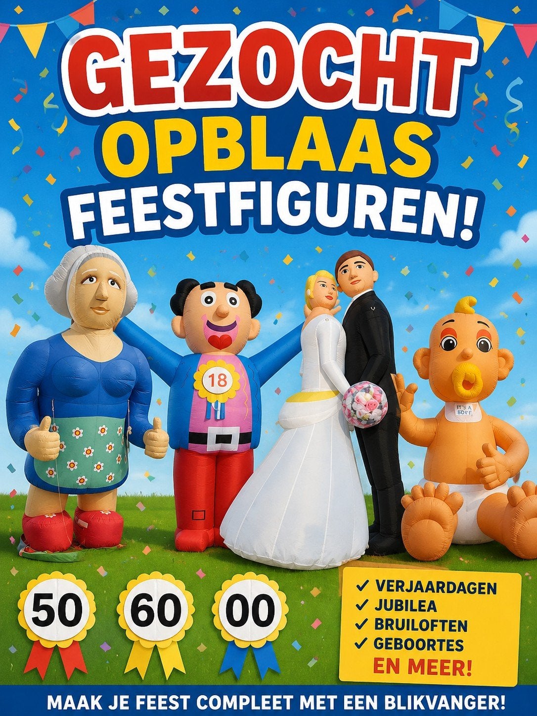 gezocht Opblaasfiguren opblaasfiguur, Ophalen, Gebruikt