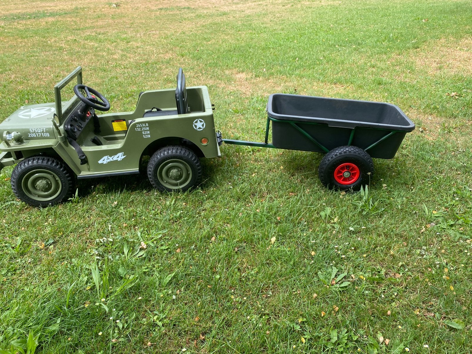 Willy jeep aanhanger, Ophalen