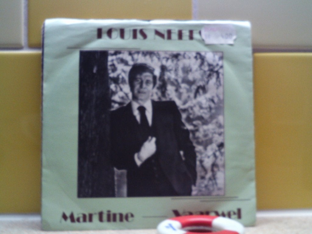 louis neefs - martine /// vaarwel  28o, Cd's en Dvd's, 7 inch, Ophalen of Verzenden, Zo goed als nieuw, Beschermende buitenhoes