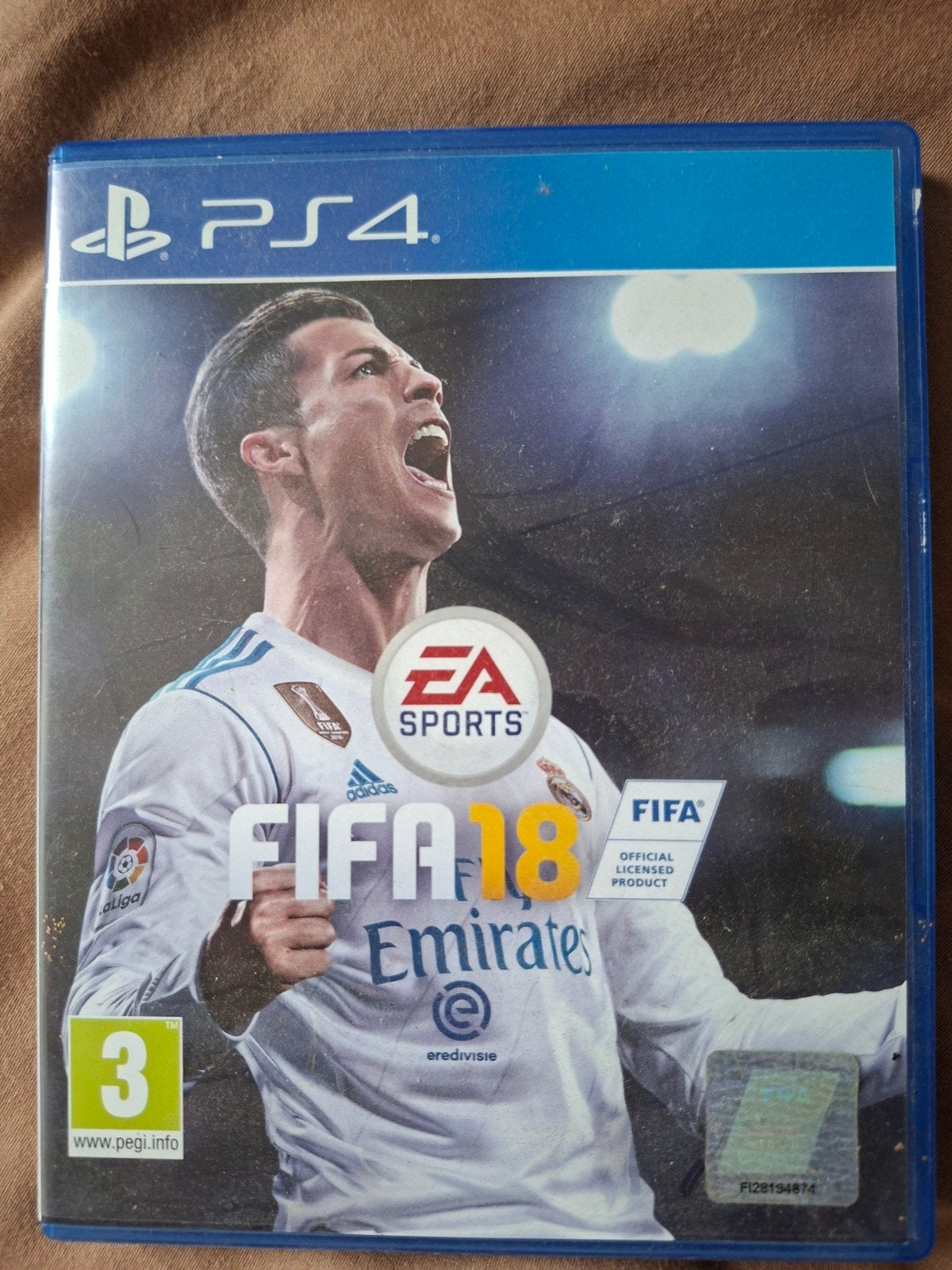 FIFA 18 voor PS4 - Voetbalgame met Ronaldo, Gebruikt, Ophalen of Verzenden, Eén computer, Sport