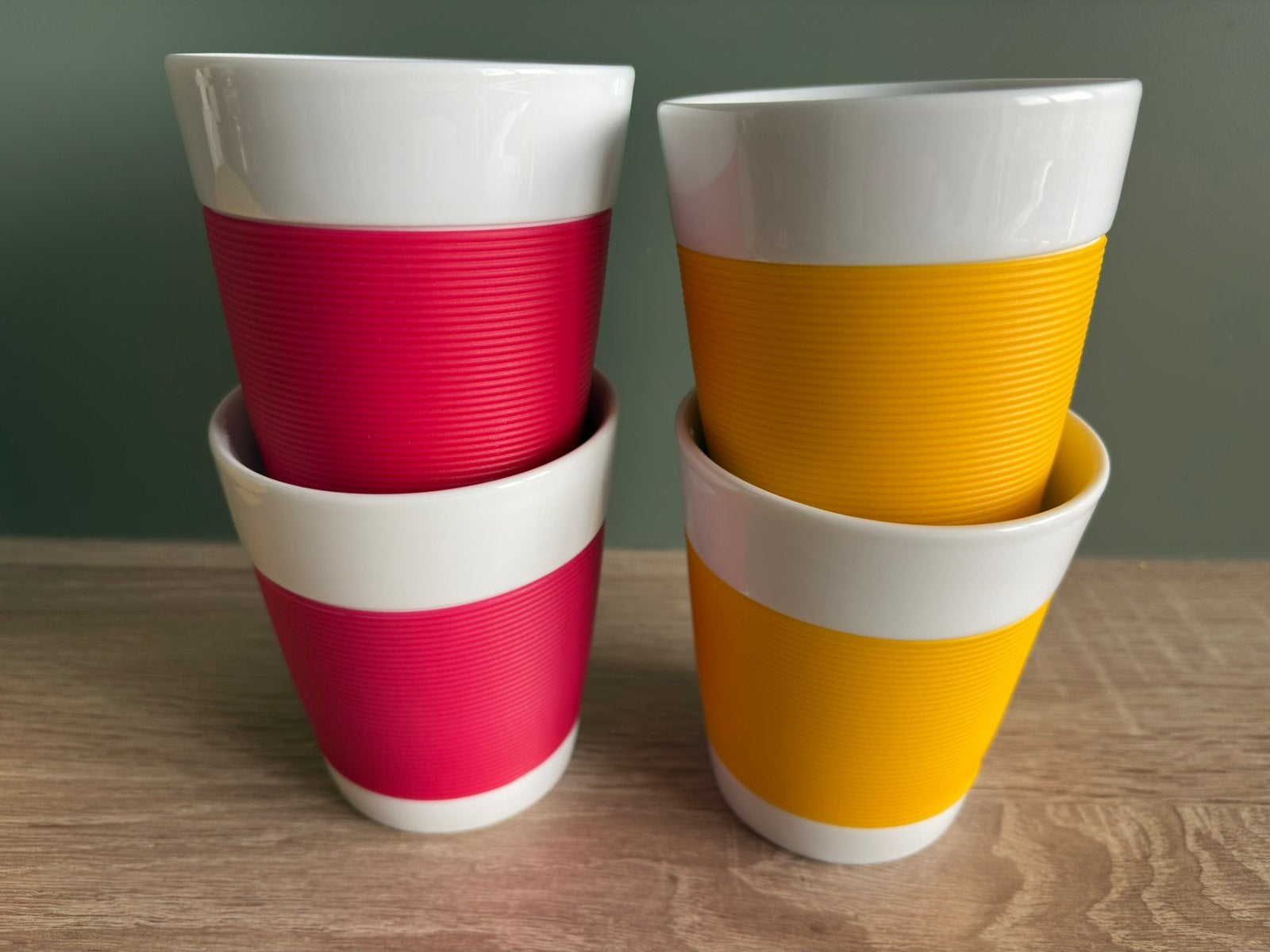 Bodum koffie bekers 4 stuks, Ophalen, Zo goed als nieuw, Overige stijlen, Kop(pen) en/of Schotel(s)