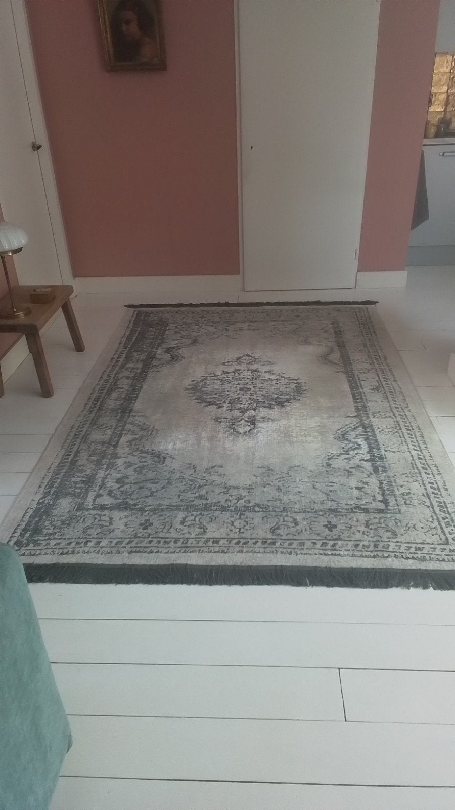 Vloerkleed 240 x 170 cm, Ophalen, Grijs, 150 tot 200 cm, 200 cm of meer