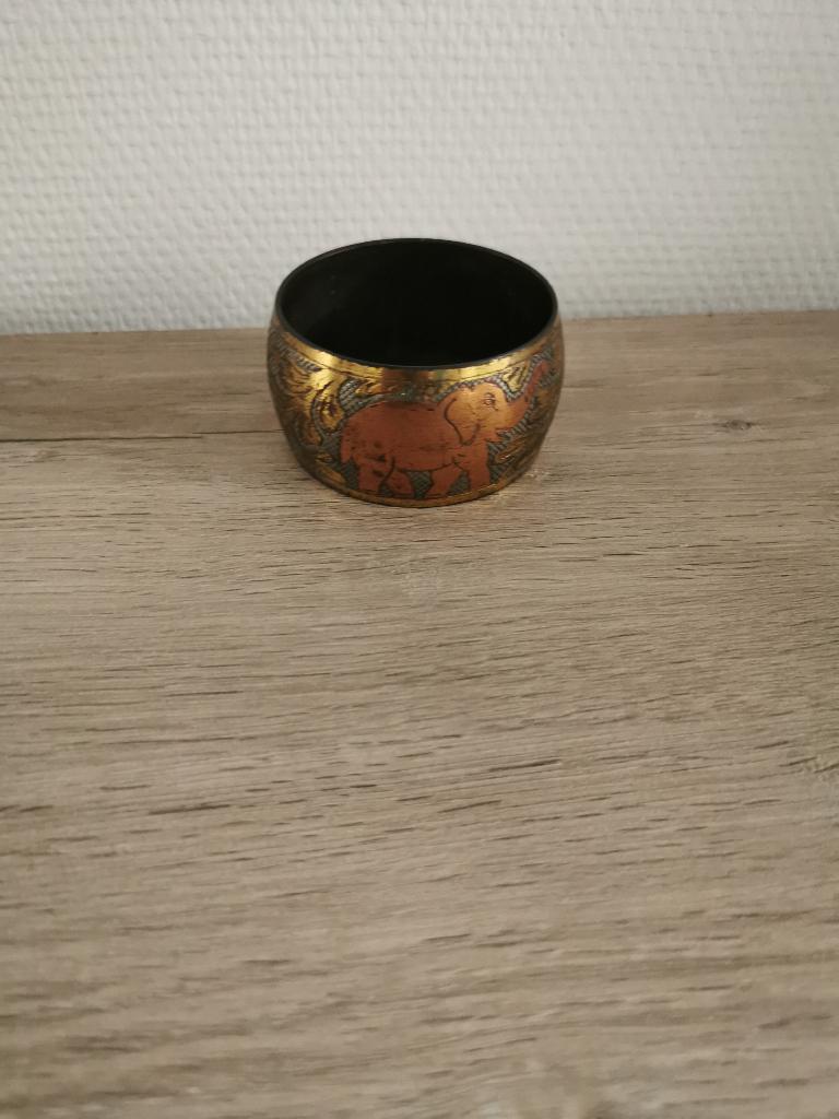 Armband messing, Sieraden, Tassen en Uiterlijk, Armbanden, Ophalen of Verzenden, Gebruikt, Overige kleuren, Overige materialen