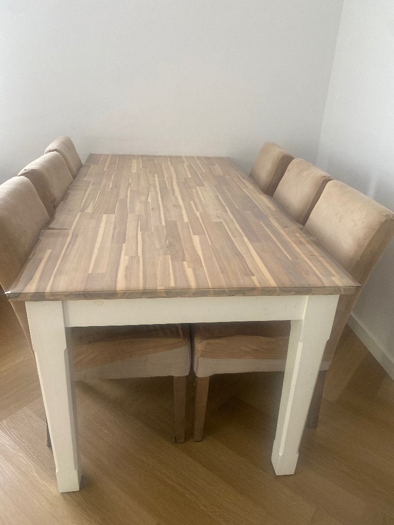 Eettafel, Ophalen, 50 tot 100 cm, Zo goed als nieuw, 150 tot 200 cm