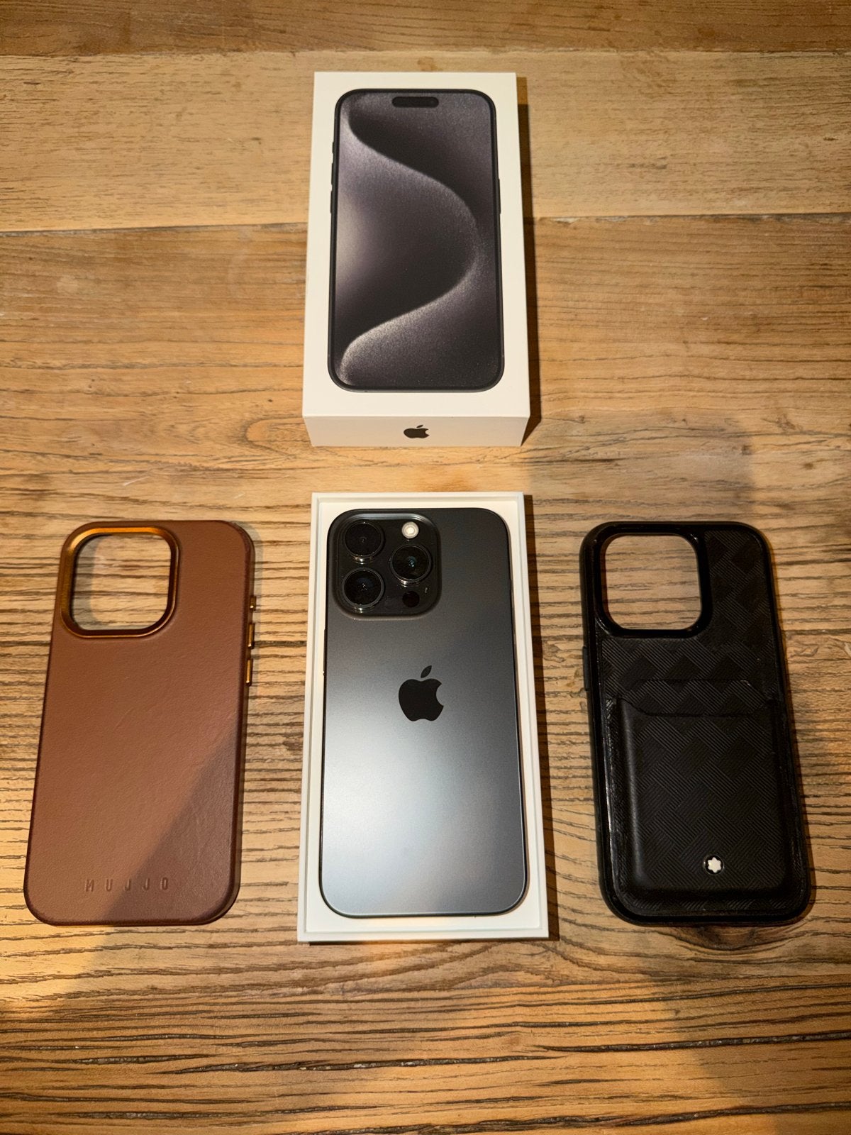 iPhone 15 Pro, Black Titanium, 1TB, Ophalen, Zwart, 1 TB, Zo goed als nieuw