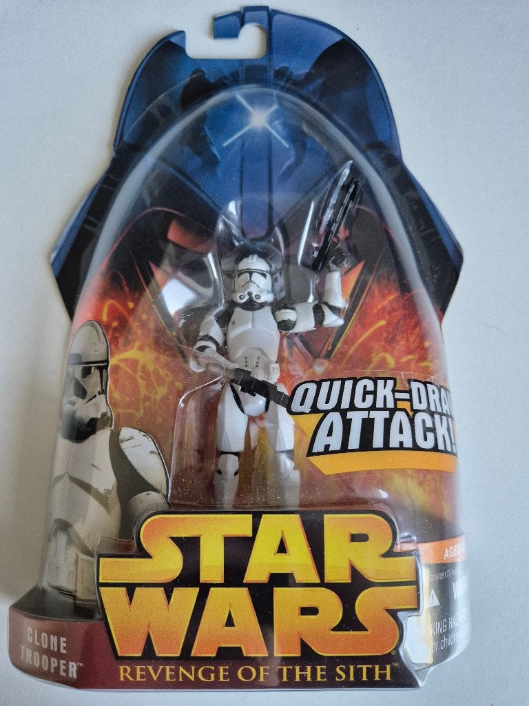 Star Wars ROTS 06 Clone Trooper Quick-Draw Attack, Verzamelen, Star Wars, Ophalen of Verzenden, Nieuw, Actiefiguurtje