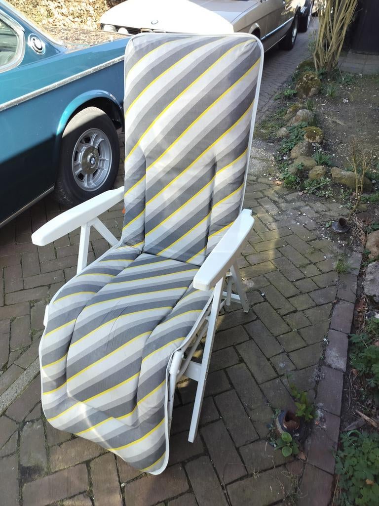 Relaxstoel "Kurz" - Verstelbaar en Inklapbaar, Tuin en Terras, Ophalen of Verzenden, Gebruikt, Metaal, Verstelbaar