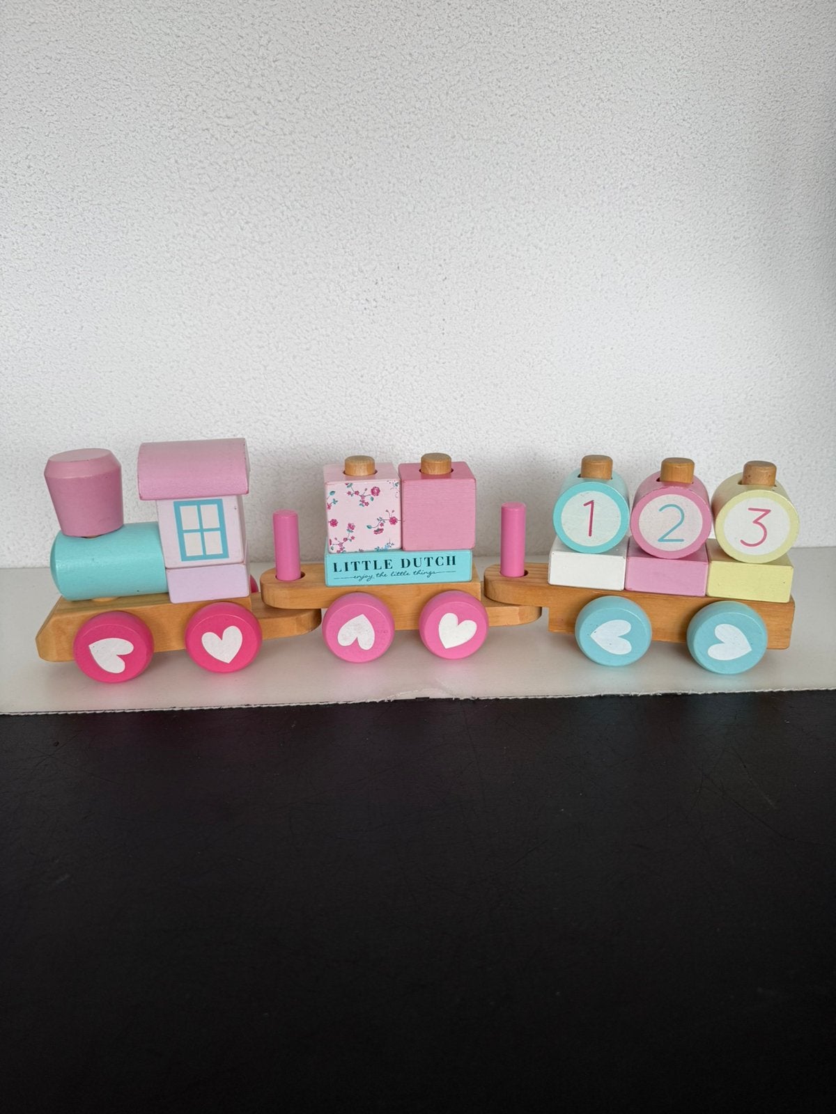 Trein little dutch, Ophalen of Verzenden, Gebruikt, Rij- of Hobbelspeelgoed