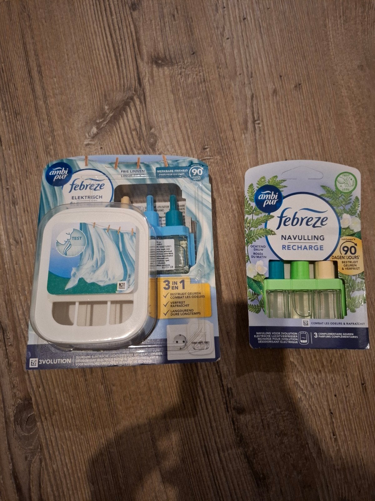 Ambi Pur Febreze Starterkit + Navulling (2 stuks), Ophalen of Verzenden, Nieuw, Meerkleurig, Kunststof