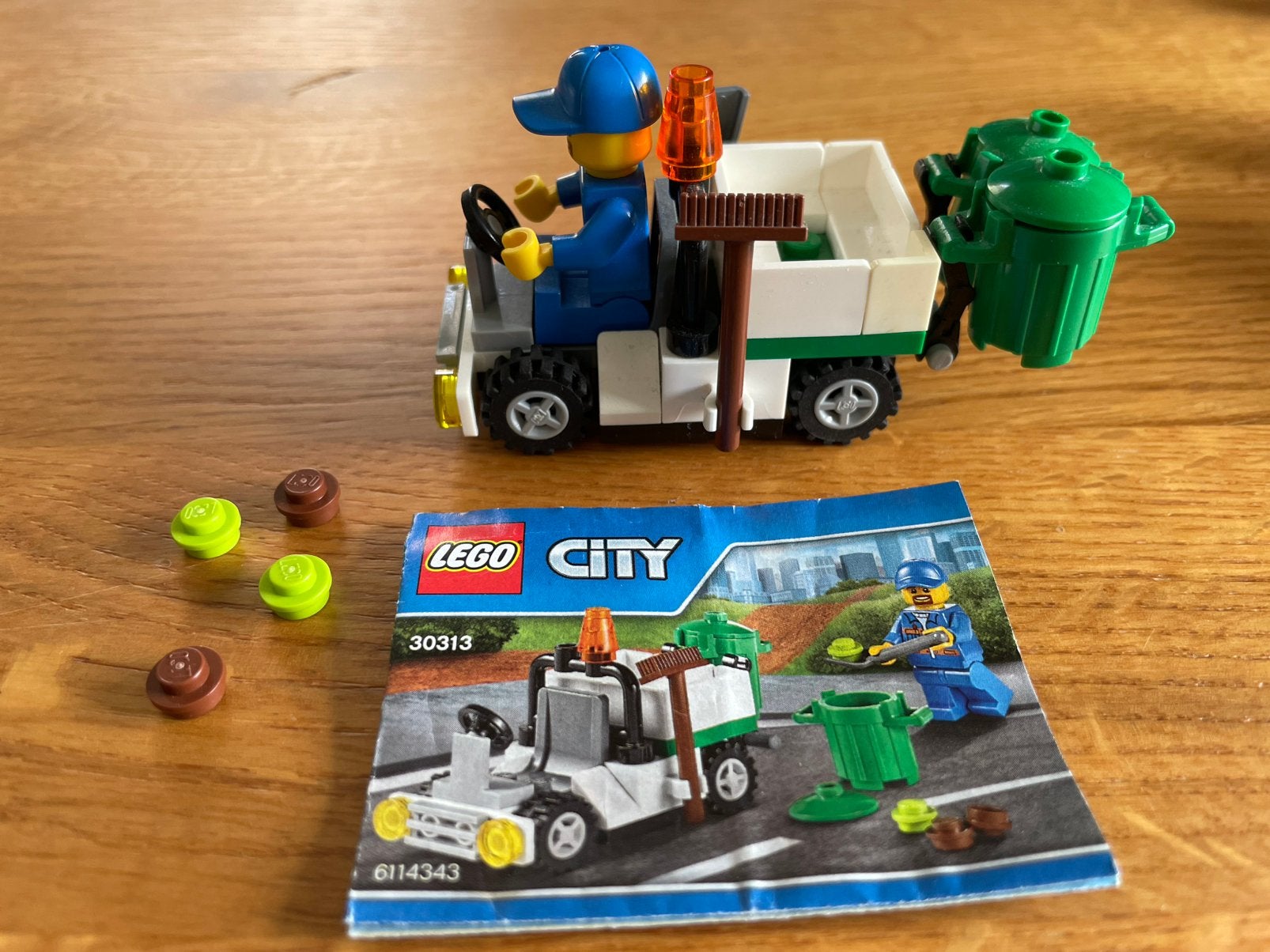 Lego city afvaldienst 30313 A, Kinderen en Baby's, Ophalen of Verzenden, Zo goed als nieuw