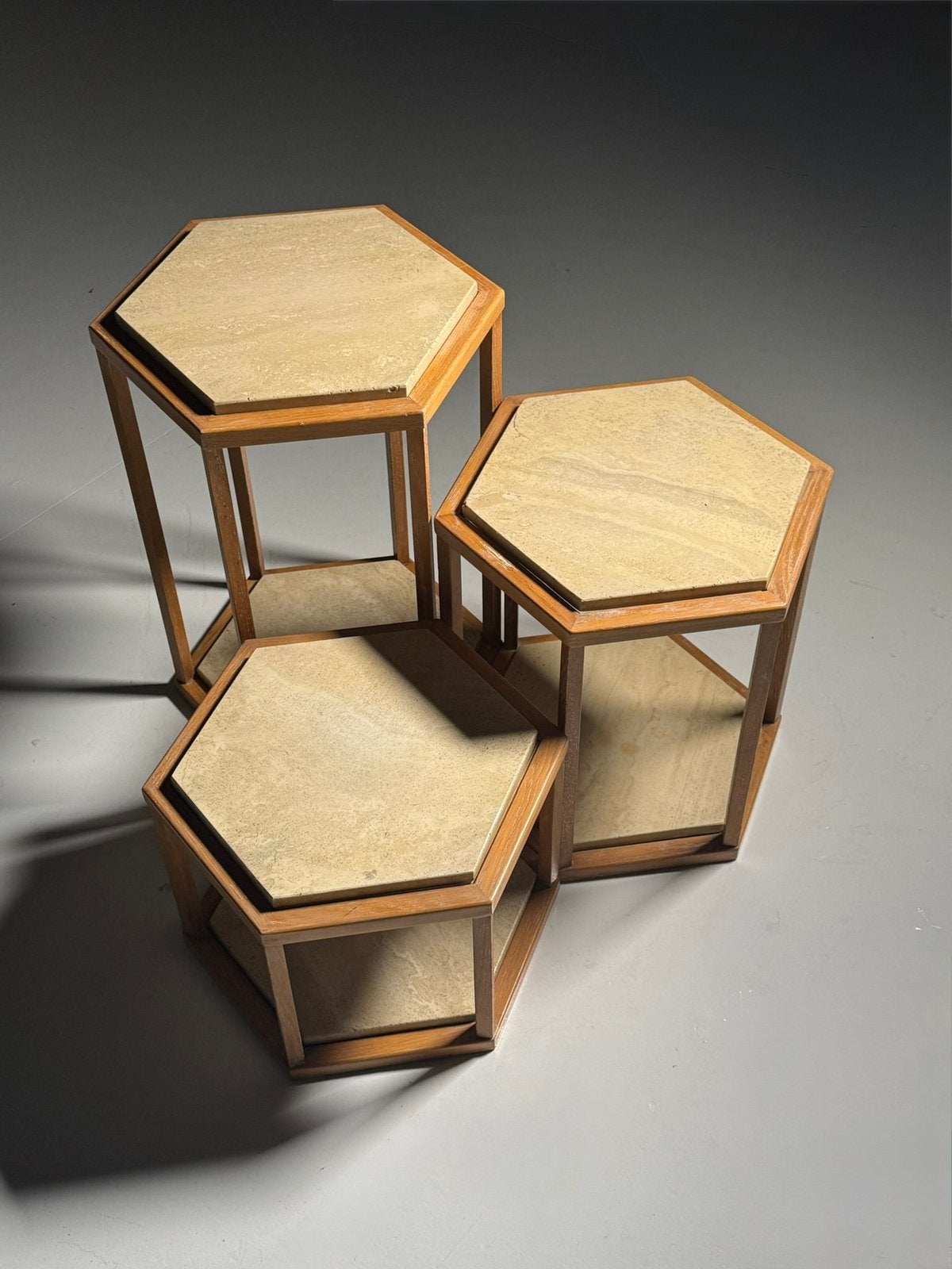 Set van 3 Roche Bobois bijzettafels, Ophalen of Verzenden