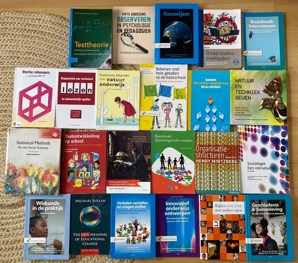 Boeken academische pabo RUG, Ophalen of Verzenden, Alpha, Zo goed als nieuw, Overige niveaus