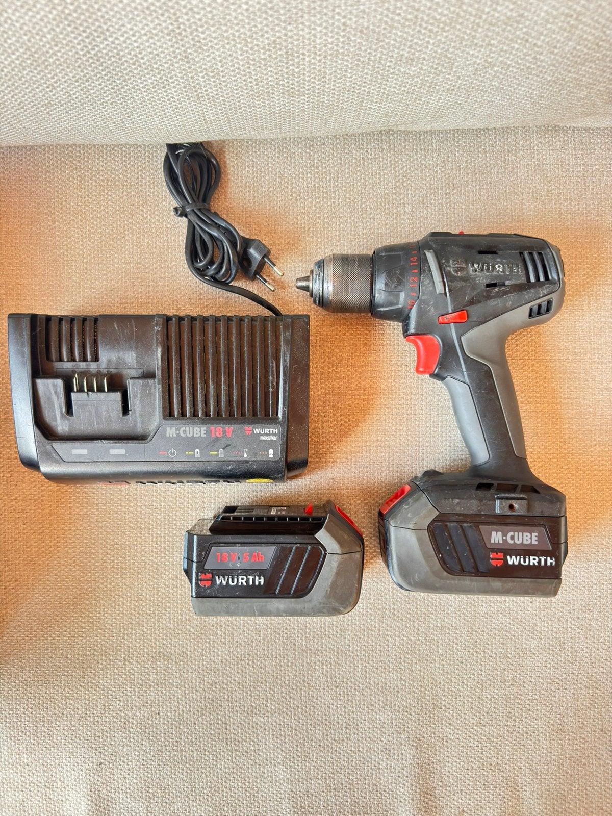 Würth Master ABS 18 Compakt M-Cube, Doe-het-zelf en Verbouw, Gereedschap | Boormachines, Ophalen of Verzenden, Zo goed als nieuw