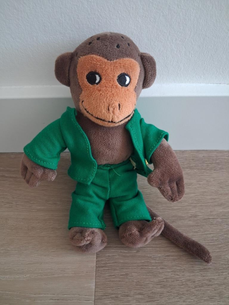 Knuffel aap meneer Nilsson Pippi Langkous Micki aapje L1378, Kinderen en Baby's, Speelgoed | Knuffels en Pluche, Ophalen of Verzenden
