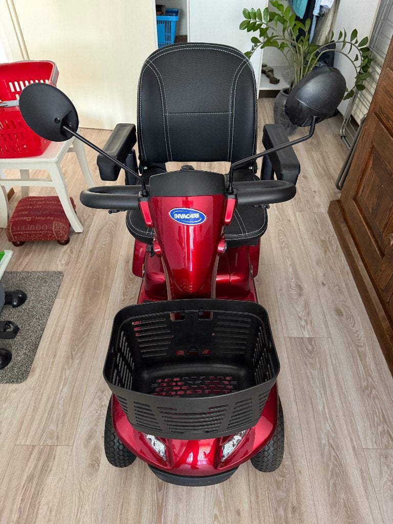 Invacare Leo scootmobiel rood, Ophalen, 10 km/u of minder, Nieuw, Invacare