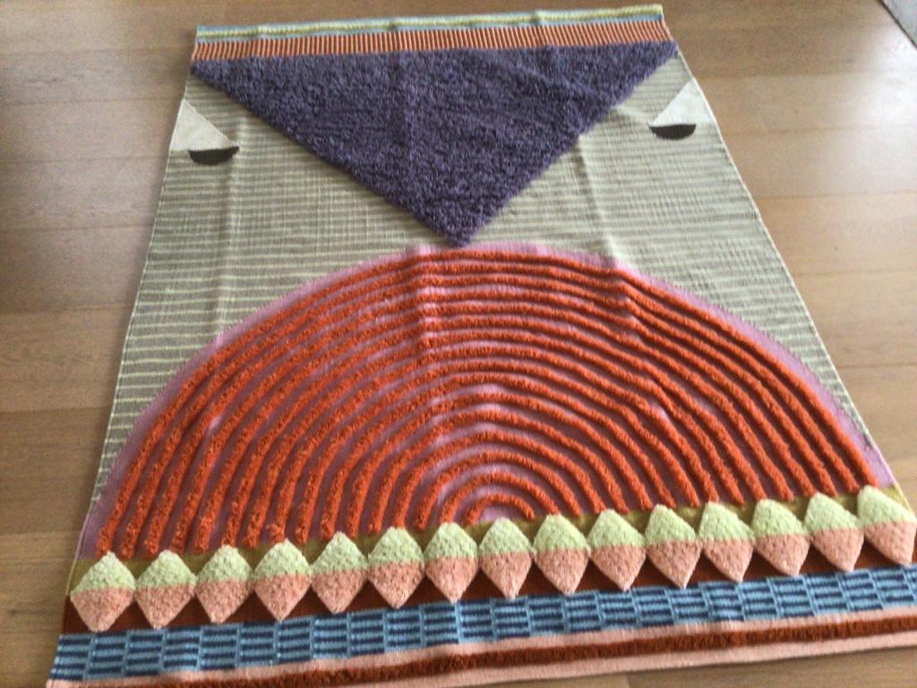 Als nieuw Ikea wol vloerkleed Ommjange 200x140, Ophalen, Zo goed als nieuw, Rechthoekig, 200 cm of meer