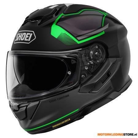 Shoei GT-Air 3 Mike Integraalhelm, Zwart-Groen, Ophalen of Verzenden, Nieuw met kaartje
